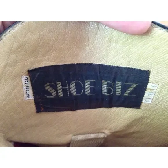 Vintage Francois Villon Paris Red Italian Leather Studded Cowgirl Boots 36.5 6 - Picture 9 of 10